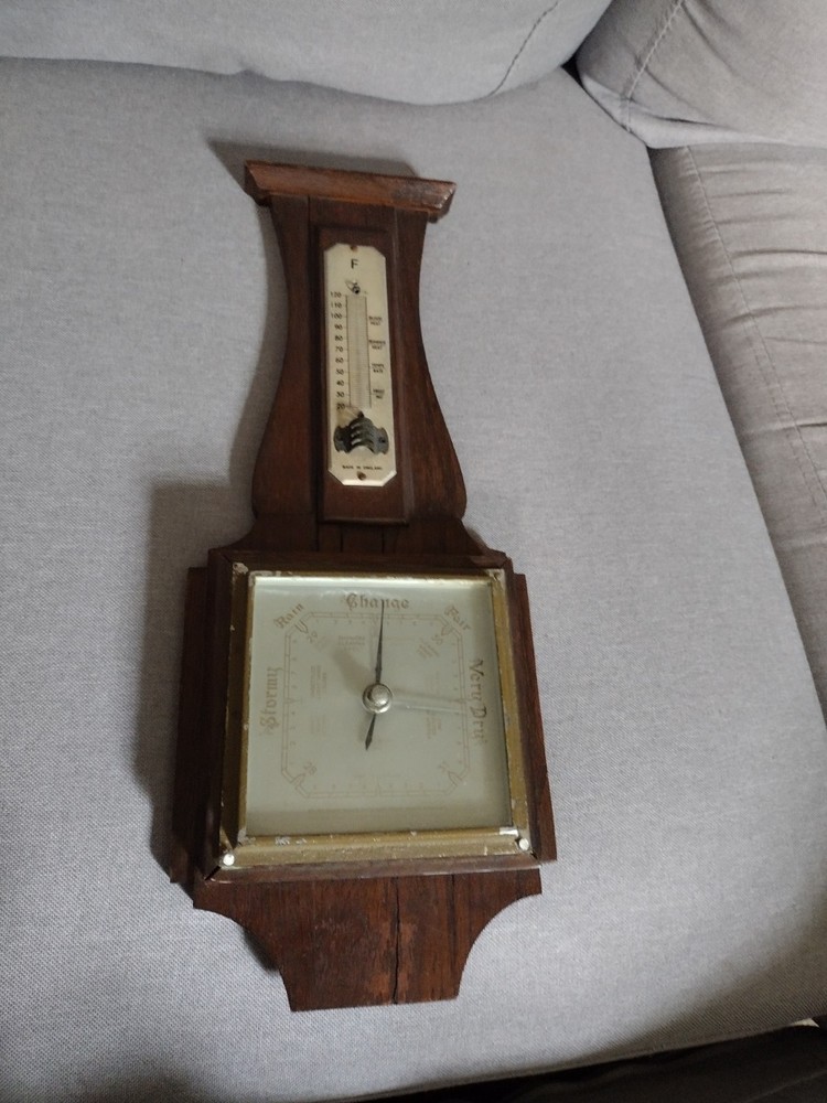 Vintage British Barometer - Missing Thermometer