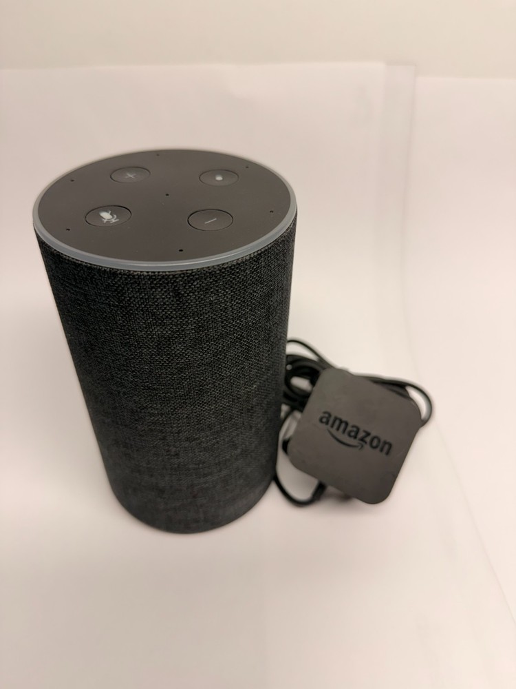 Amazon Echo 2nd Generation Wireless Smart Assistant Speaker - Charcoal #UM7907