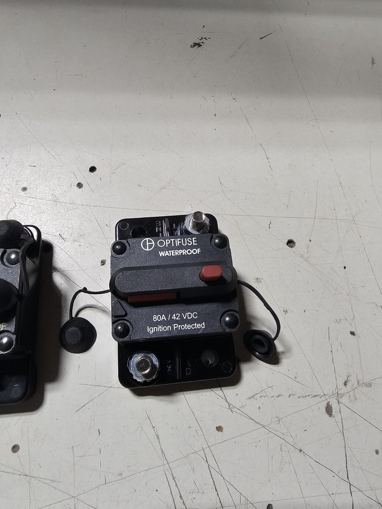 Optifuse Waterproof 80A Automotive Circuit Breaker