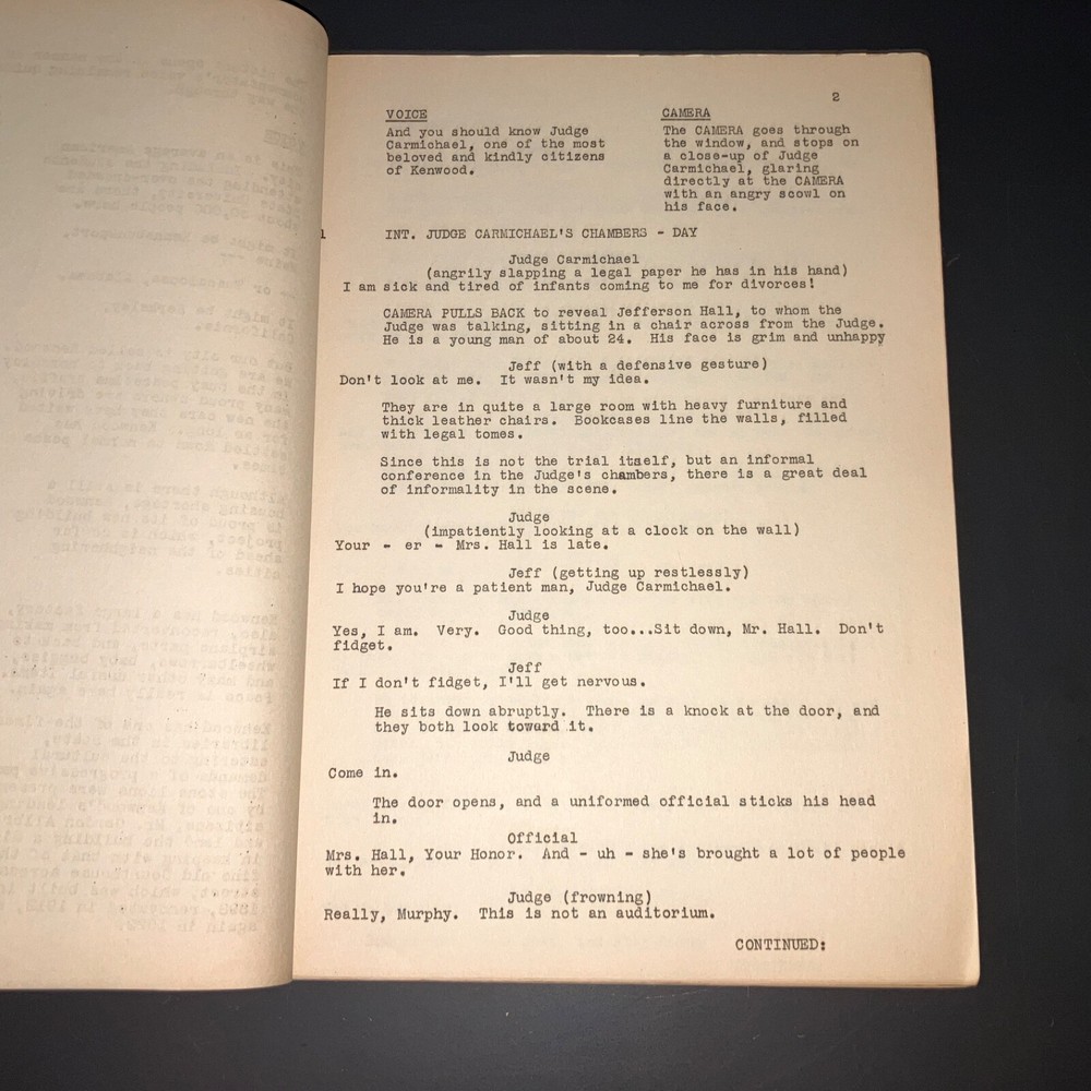 Selznick WHAT EVERY YOUNG BRIDE SHOULD KNOW (4/17/47 Unproduced Final Draft +COA