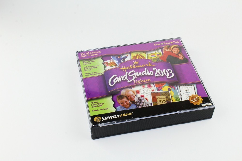 Hallmark Card Studio Deluxe 2003 Windows 98 XP Software