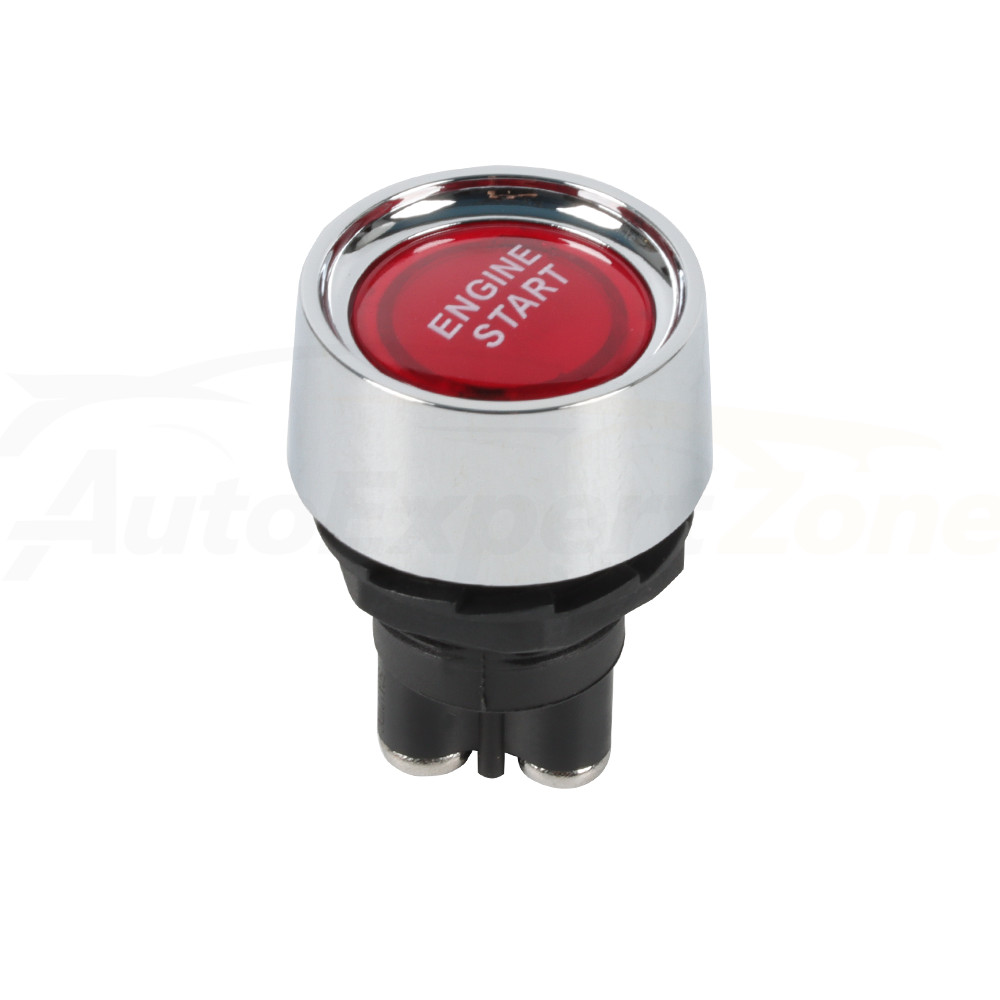 Universal 12V Car Red Illuminated Engine Start Switch Push Button Race Starter