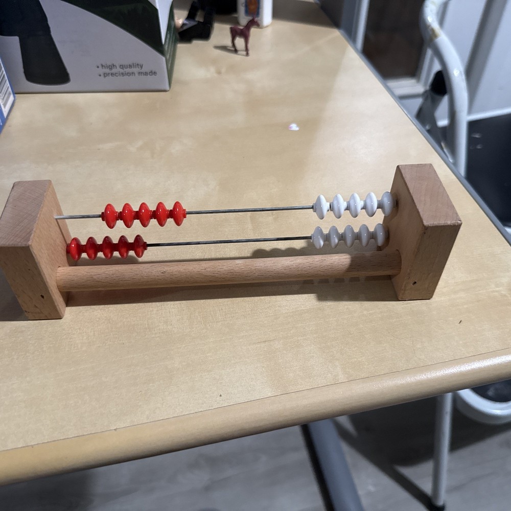 Thinking Frame ™ - Student Abacus 20 Bead Red White Early Math Counting Tool