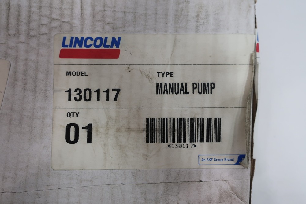Lincoln 130117 Manual Pump