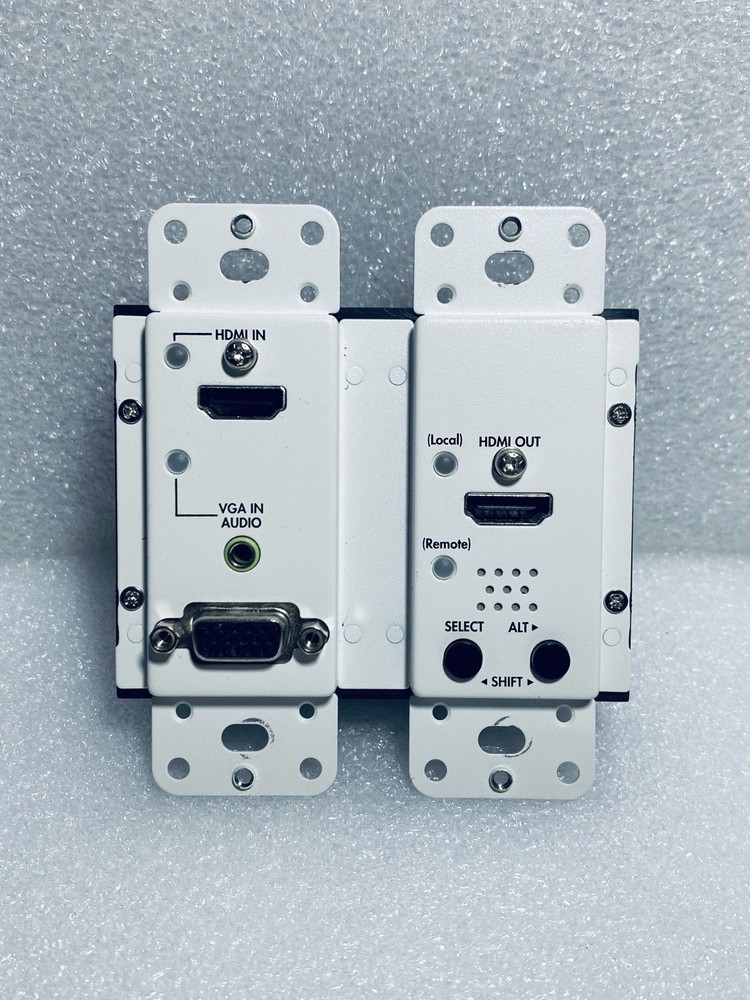 C2G 4K HDMI & VGA + Audio Over Cat Extender Wall Plate Transmitter - (READ)