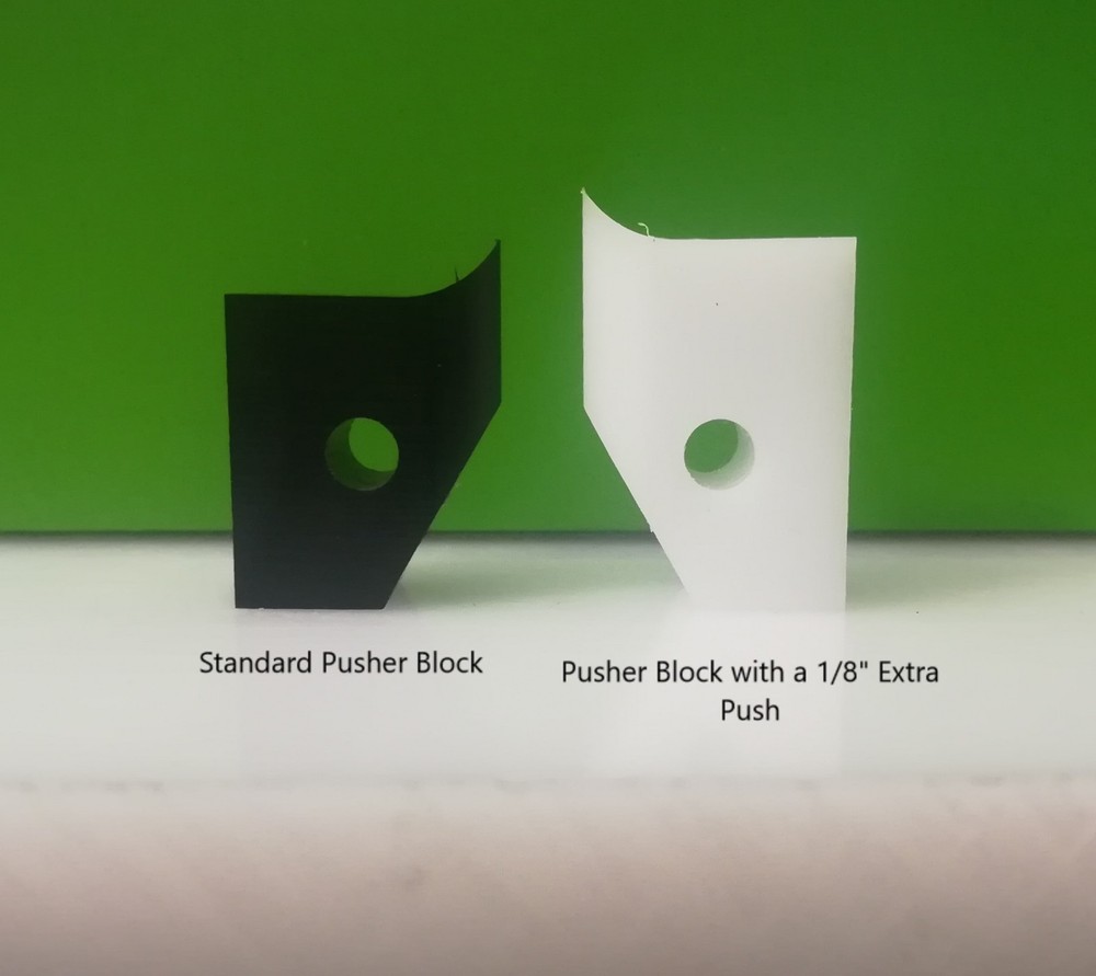 Pitney Bowes / Surefeed - 18007-015 XL Pusher Block with 1/8" Extra Push