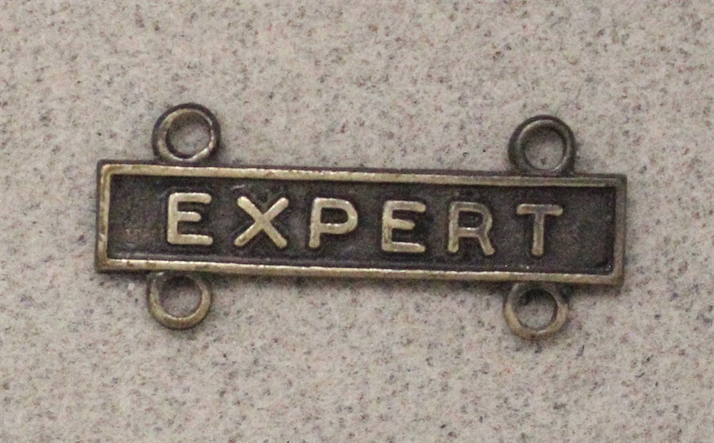 U.S. Army: EXPERT - bar for Marksmanship Badge, nhm