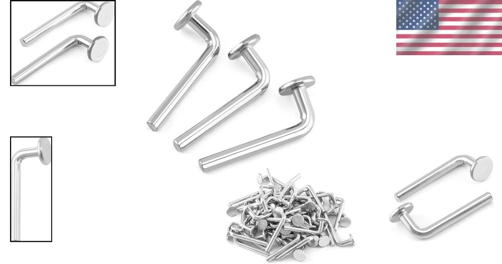 Galvanized Heavy Duty Drop Pins - M7x55mm, 50 Pack for Ultimate Stability