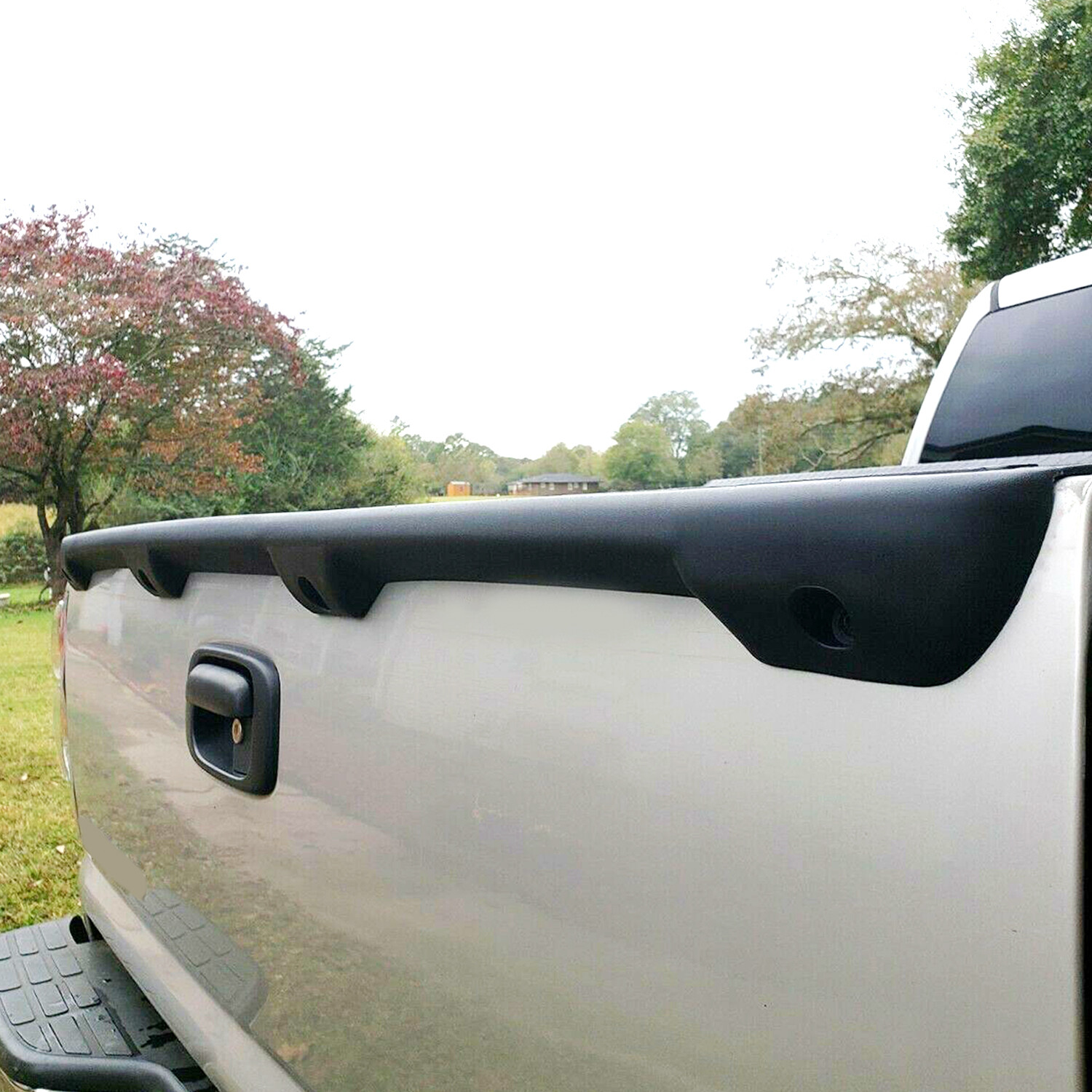 For 99-07 Chevy Silverado GMC Sierra Tailgate Spoiler Cap Molding Top Protector