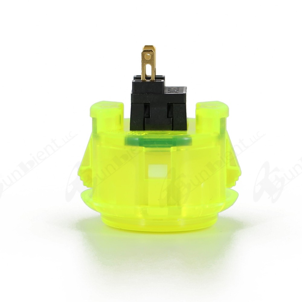 Sanwa Original OBSC-30 Yellow Translucent Push Button JAMMA guitar killswitch