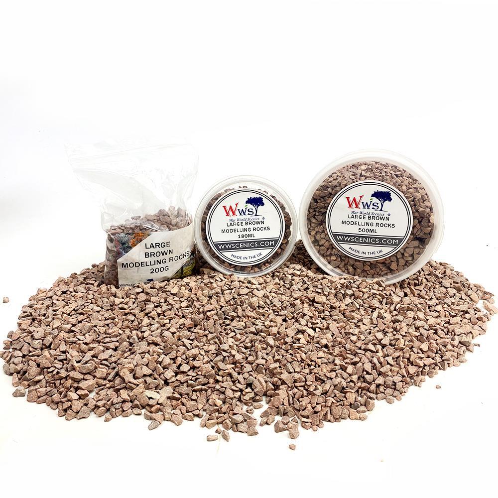 Large Brown Modelling Rocks 2-5mm | Wargame Scenery & Basing Material