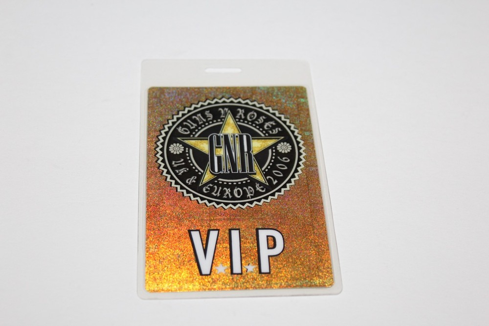 Guns N Roses  - Laminated Backstage Pass - Lot #1 - FREE POSTAGE