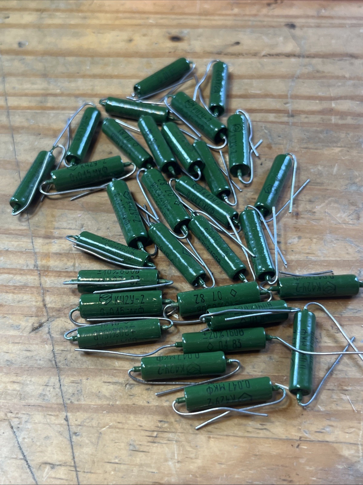 .047uf PIO Vintage  K42Y-9 NOS Paper In Oil Capacitor Tone Cap LOT OF 30