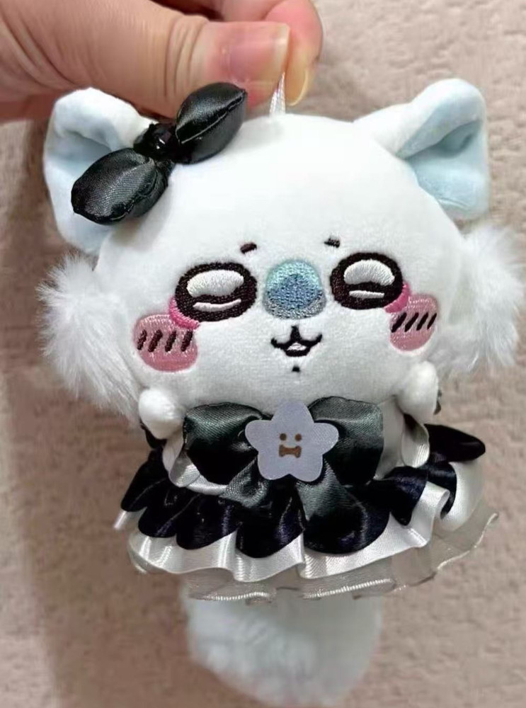 Chiikawa Super Magical Bad Version Plush Momonga Mascot Keychains