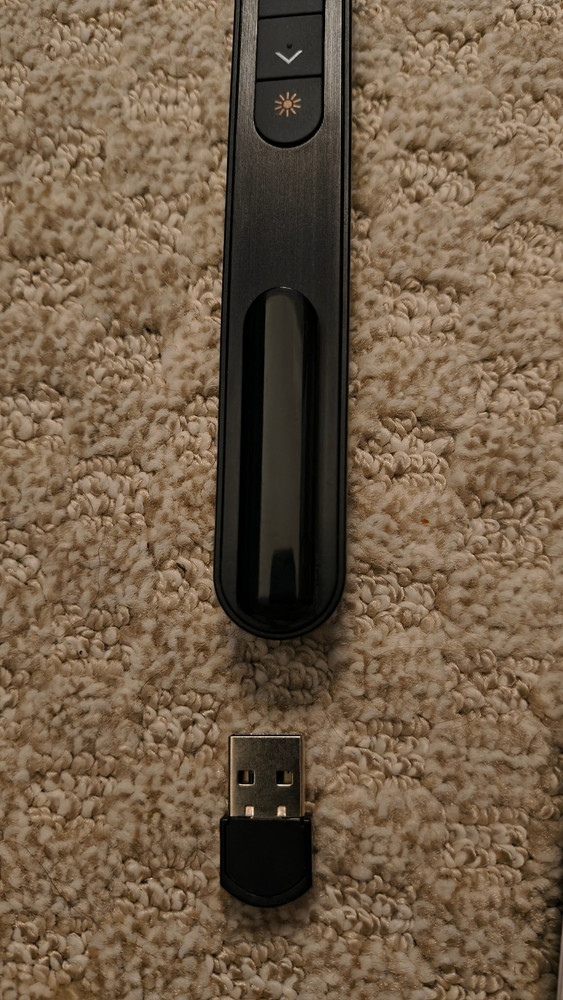 Wireless USB Laser Pointer + Slideshow Toggle - Tested + Working! Office Gear!