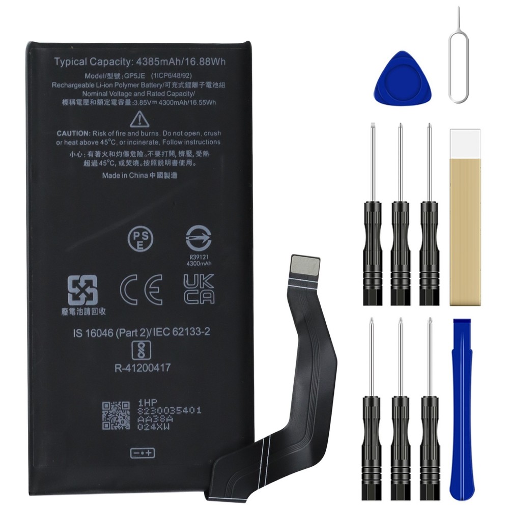 Replacement Battery for Google Pixel 7a GP5JE (1ICP6/48/92) 4385mAh