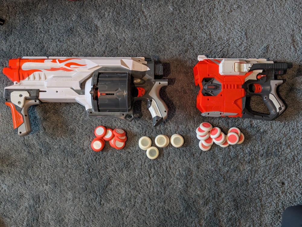 NERF Vortex REVONIX and DIATRON Blasters