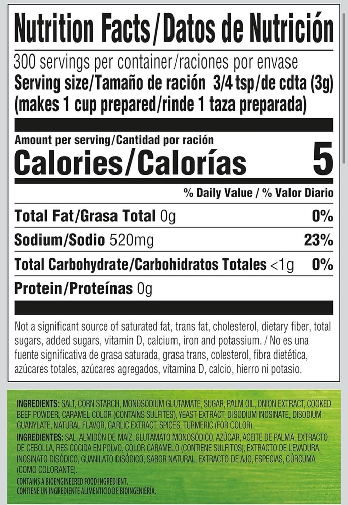 2 PACK Knor Beef Boullion