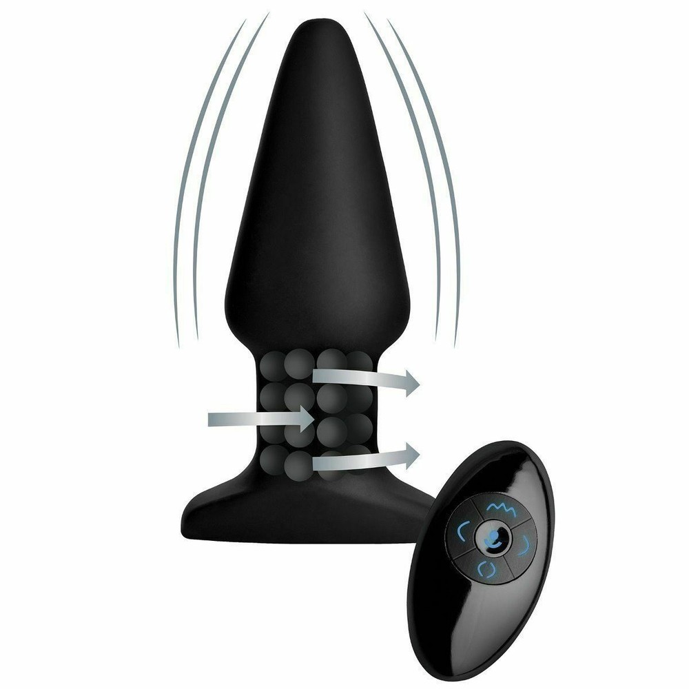 Remote Control Vibrating Anal Butt Plug Wireless Ass Vibrator Couples Anal Toys