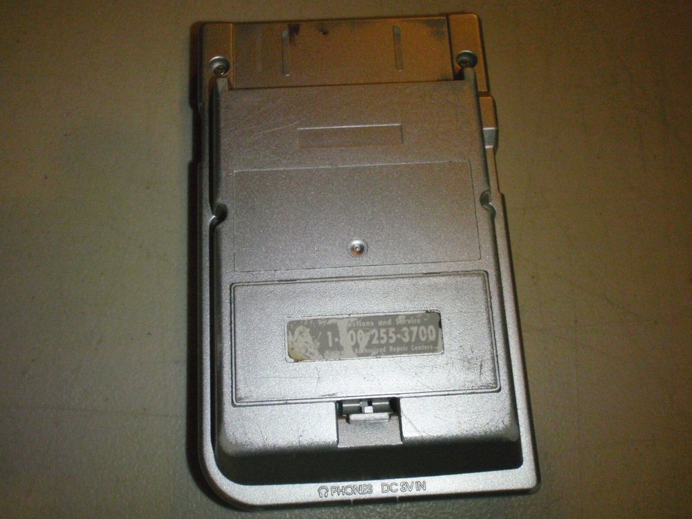 Gameboy Pocket MGB-001 Silver Platinum System