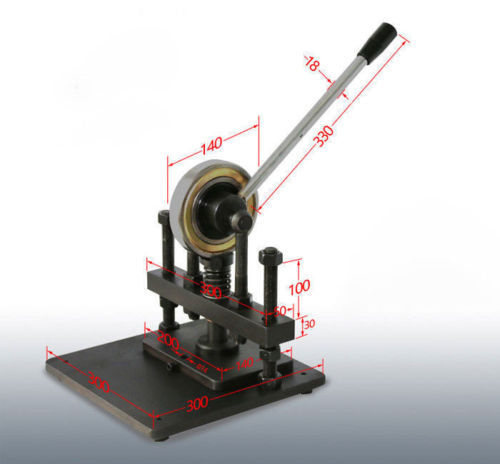 Manual Leathercraft Die Cutting Machine Leather Paper PVC Sheet Sampling Machine