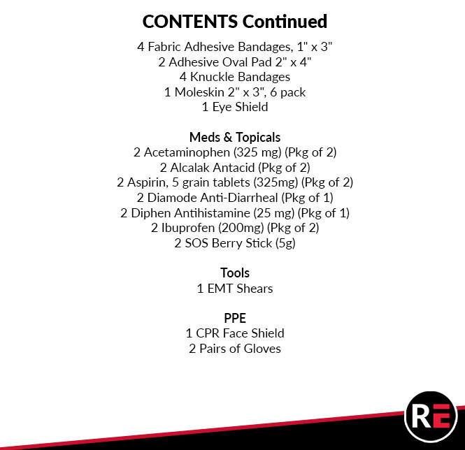 Wilderness First Responder (WFR) Starter Kit