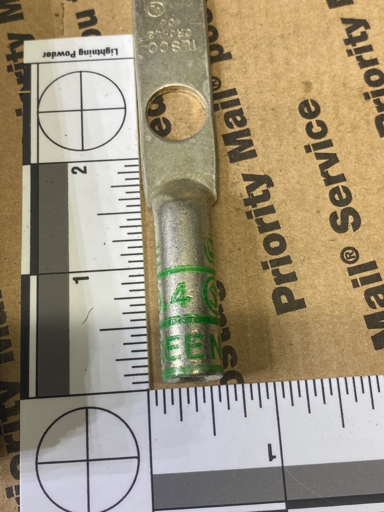 Three ILSCO Tin-Plated Copper Compression Lugs (CRC-IL2) ICU