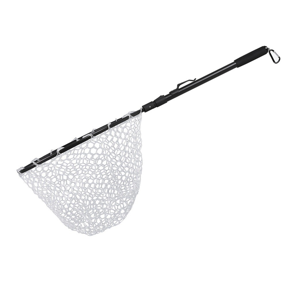 Fly Fishing Landing Net Rubber Trout Catch and Release Net Light Weight