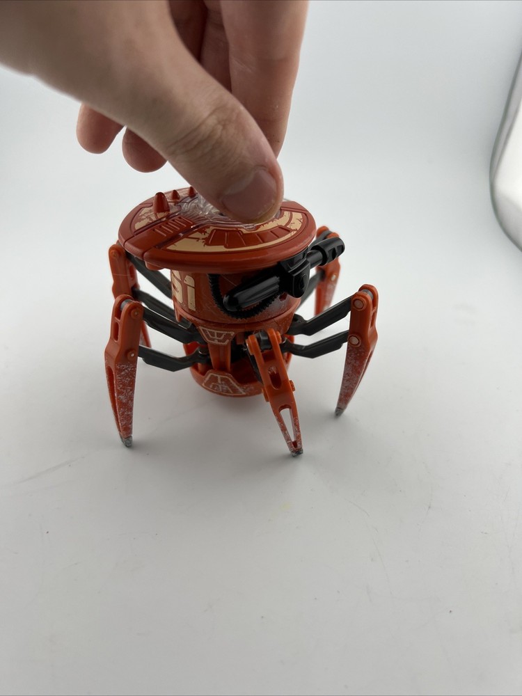 Hexbug Robotic Spider Orange Figure / No Controller / Kids Toy / Untested