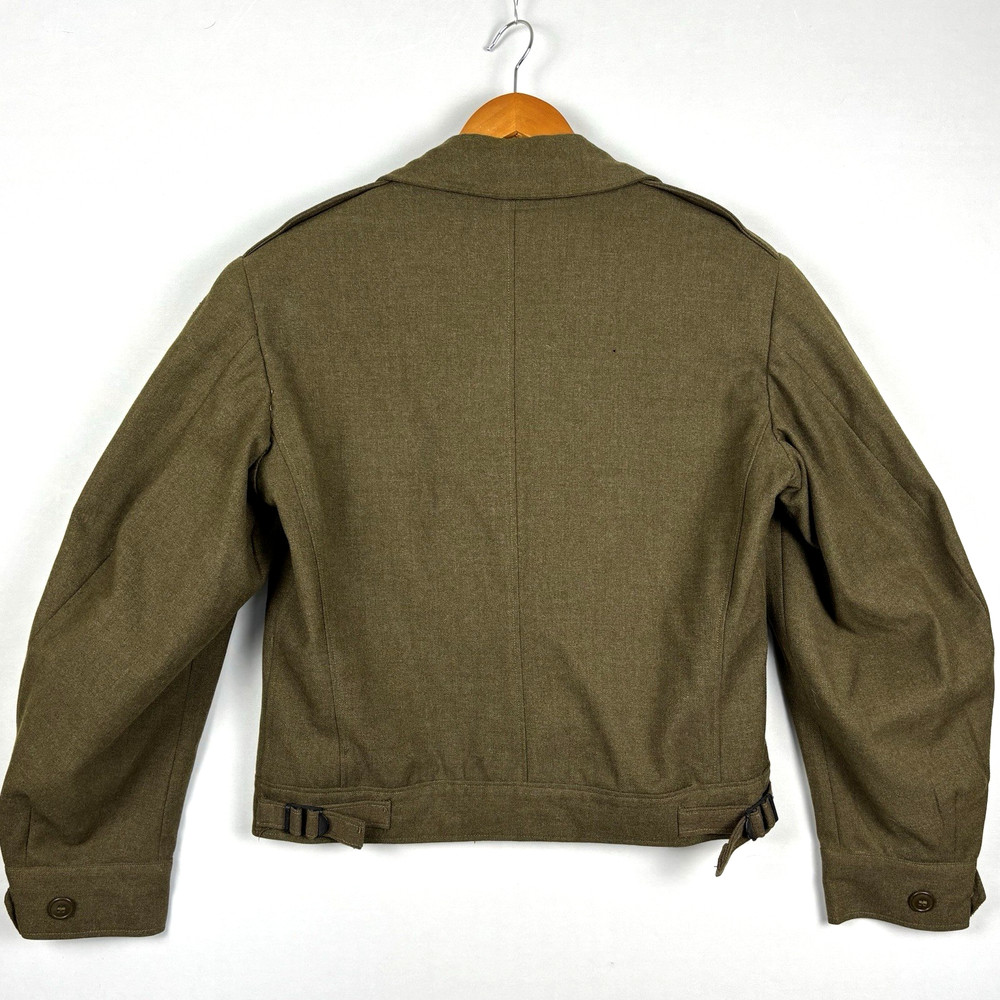 WWII US Army Ike Jacket Wool ETO Advance Base Technician SGT SZ 38 Dated 1944