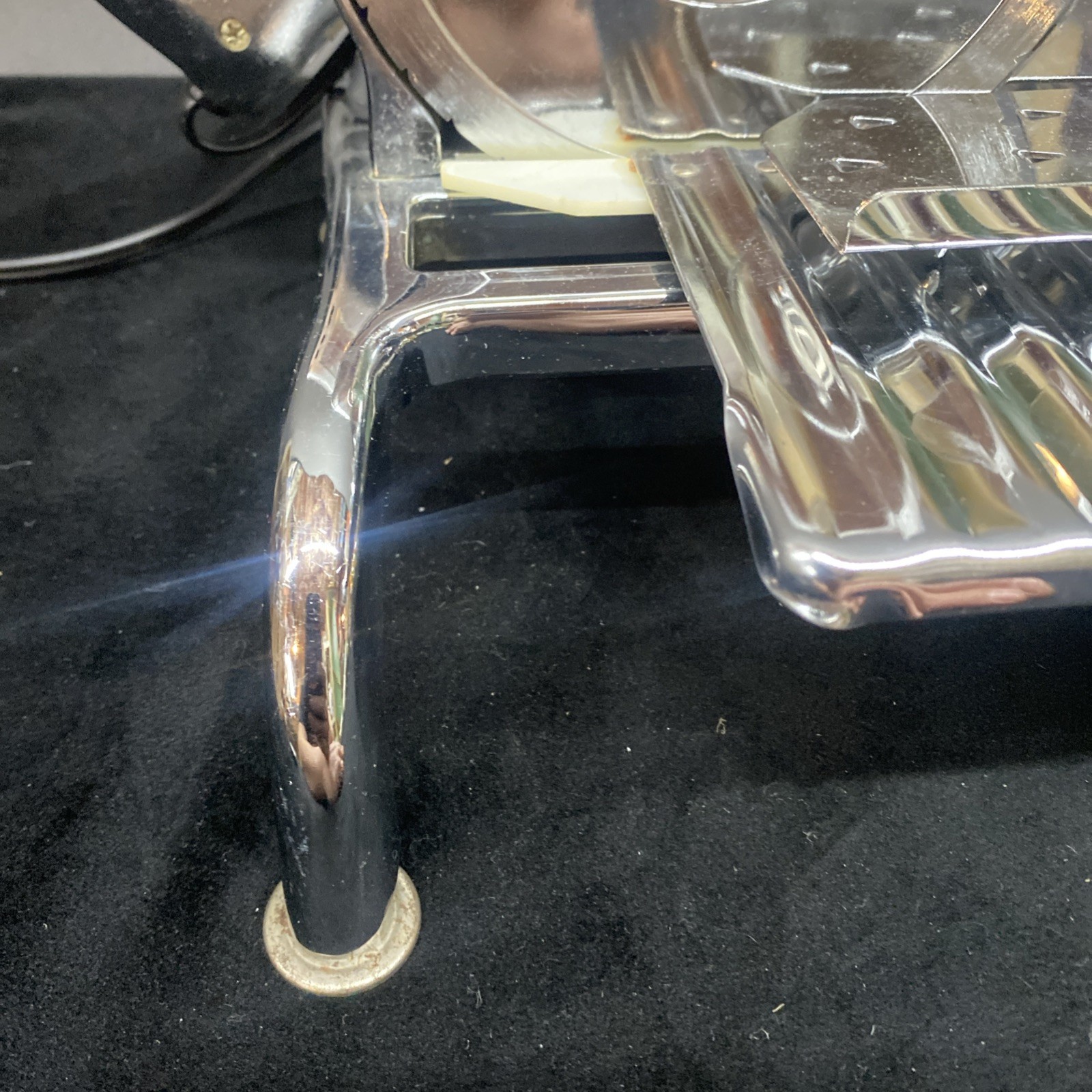 Rival Electric Food Slicer Chrome Metal Model 1101 Working Read Details Clean!