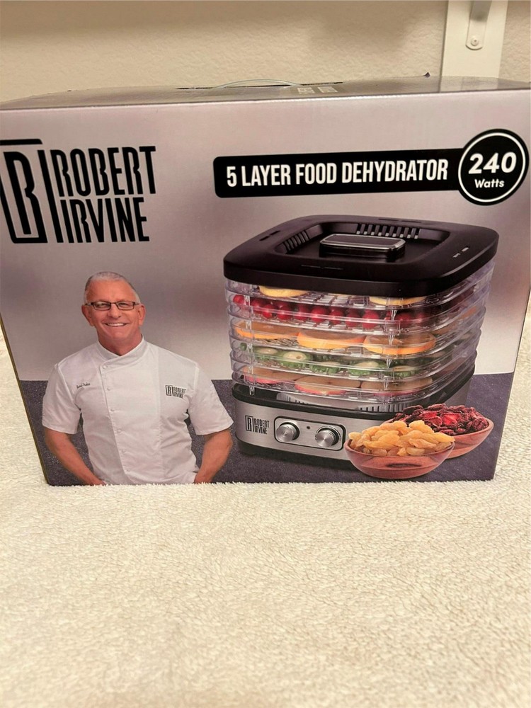 ROBERT IRVINE -- 5 LAYER FOOD DEHYDRATOR -- NEW