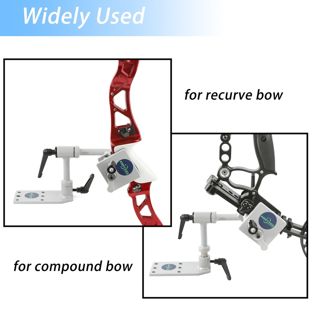 AMEYXGS Bow Vise for Compound Bow 360° Adjustable Bow Mount Tool Compound Bow...