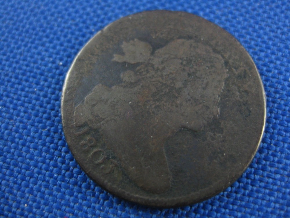 1803 DRAPED BUST COPPER LARGE CENT COIN
