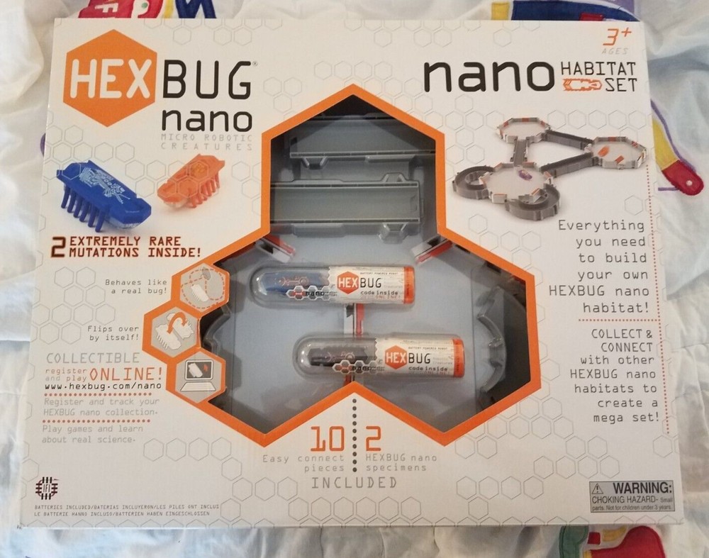Hexbug Nano Habitat Set Micro Robotic Creatures *ROBOTS* *CLASSIC* *BRUSH BOT*