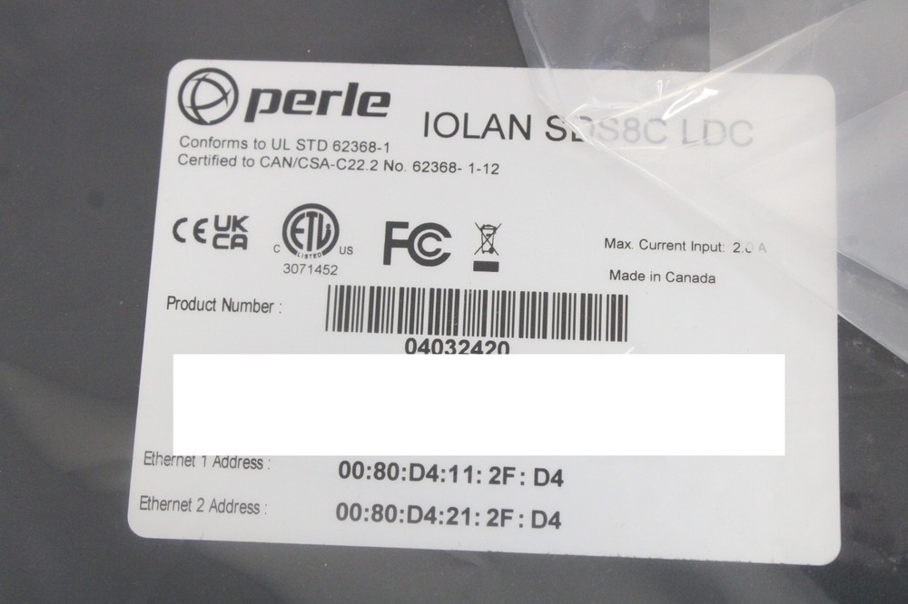 Perle 04032420 IOLAN Electric Utility Terminal Server