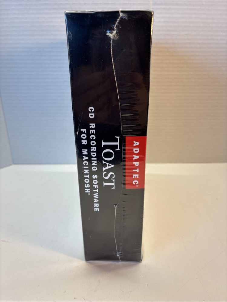 (NEW SEALED!) Adaptec Toast Software for Mac Big Box CD Recording