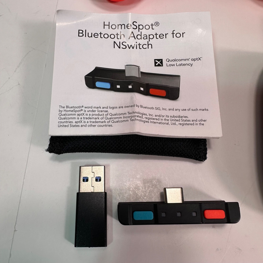 Nintendo Switch Accessory Bundle Grip Case Straps Dock Adapter Joy-Con Kit Lot