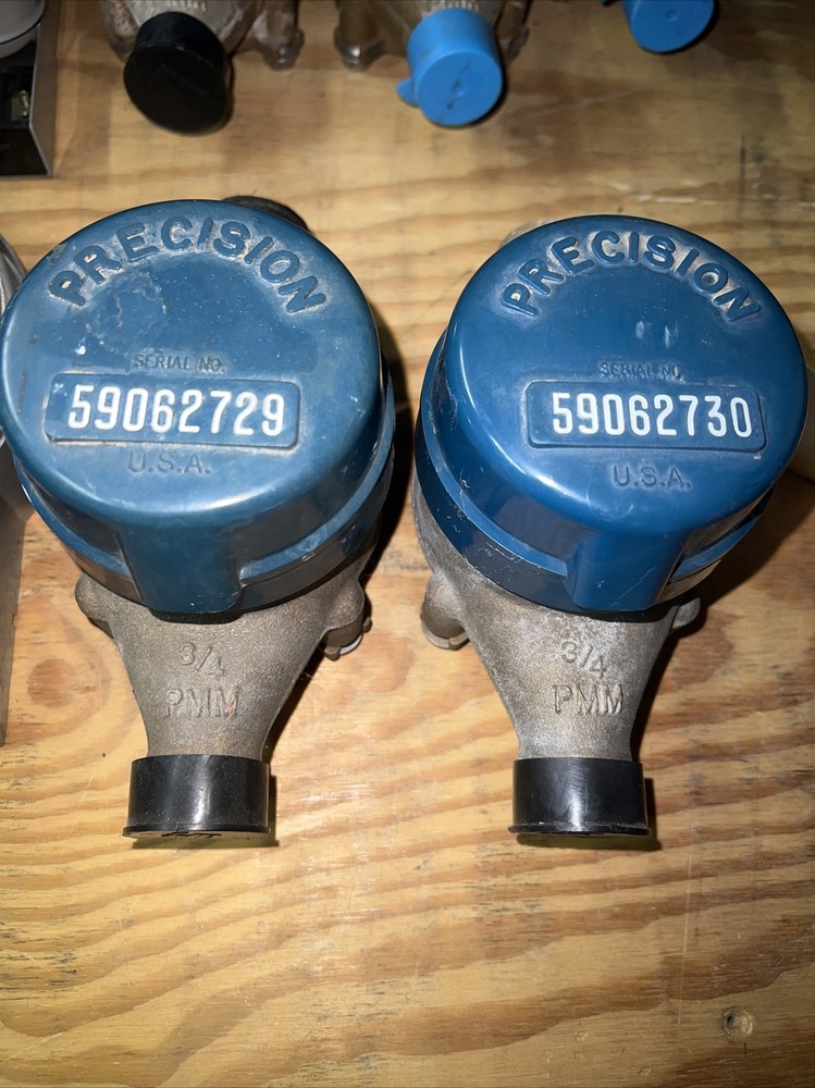 precision meter 3/4” brass water meter