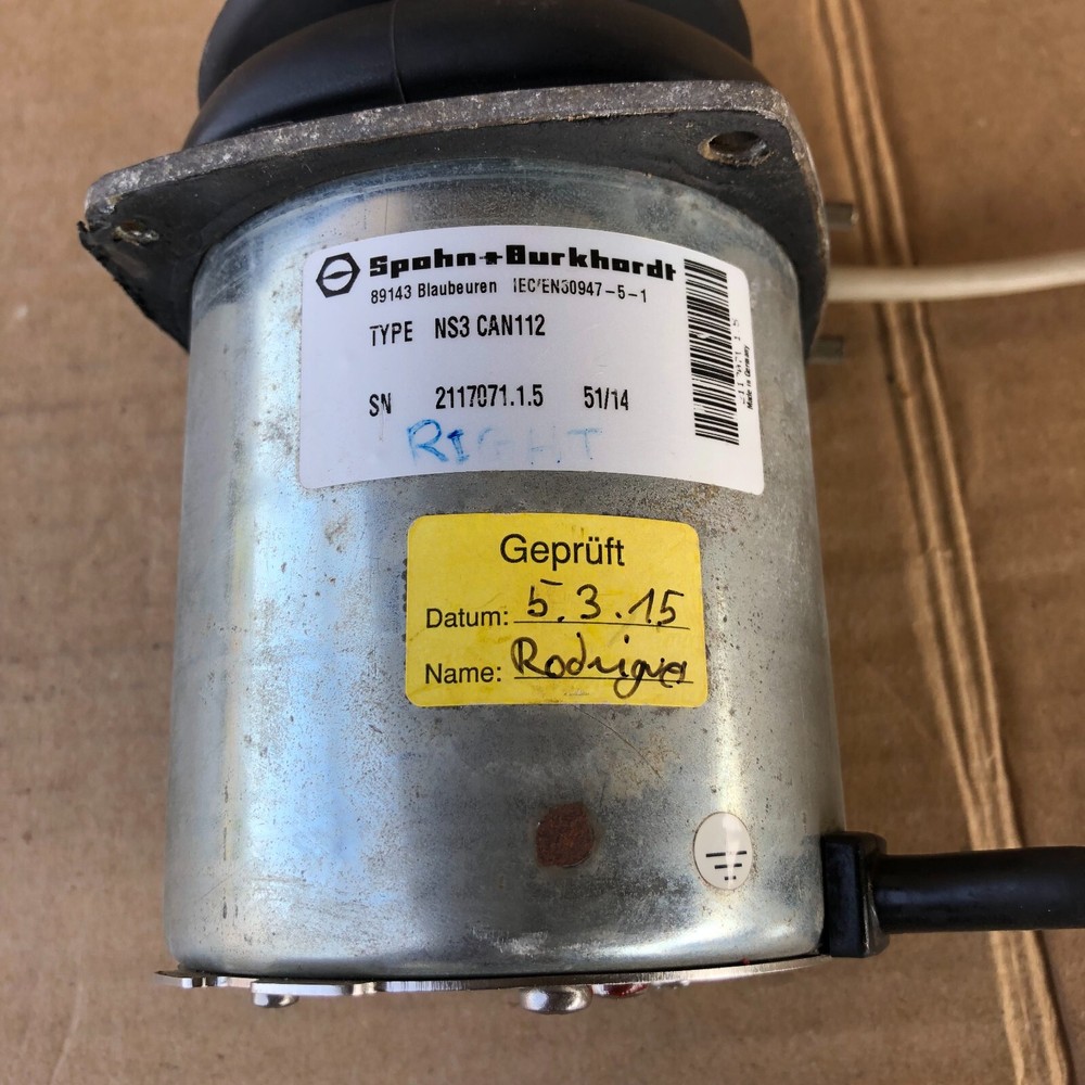 SPOHN BURKHARDT NS3CAN112 JOYSTICK NS3 CAN112