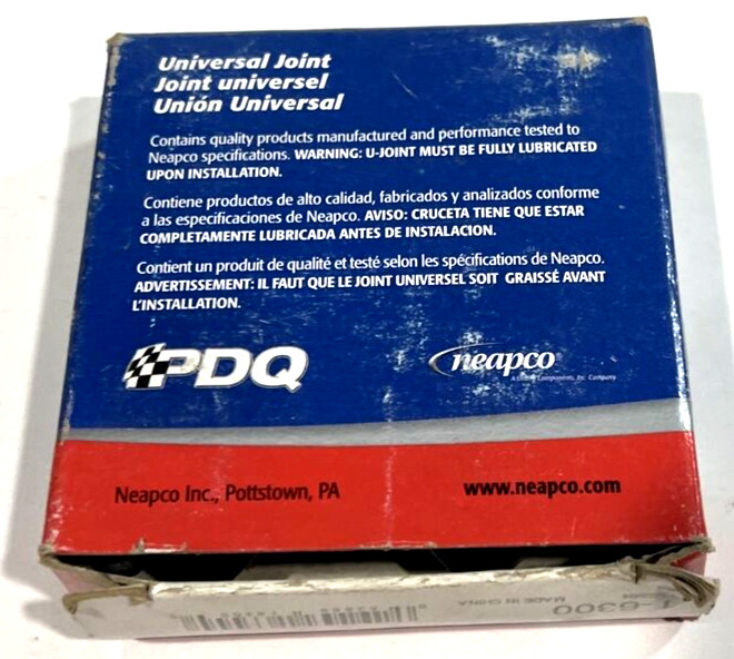 Neapco 1-6300 Universal Joint NOS
