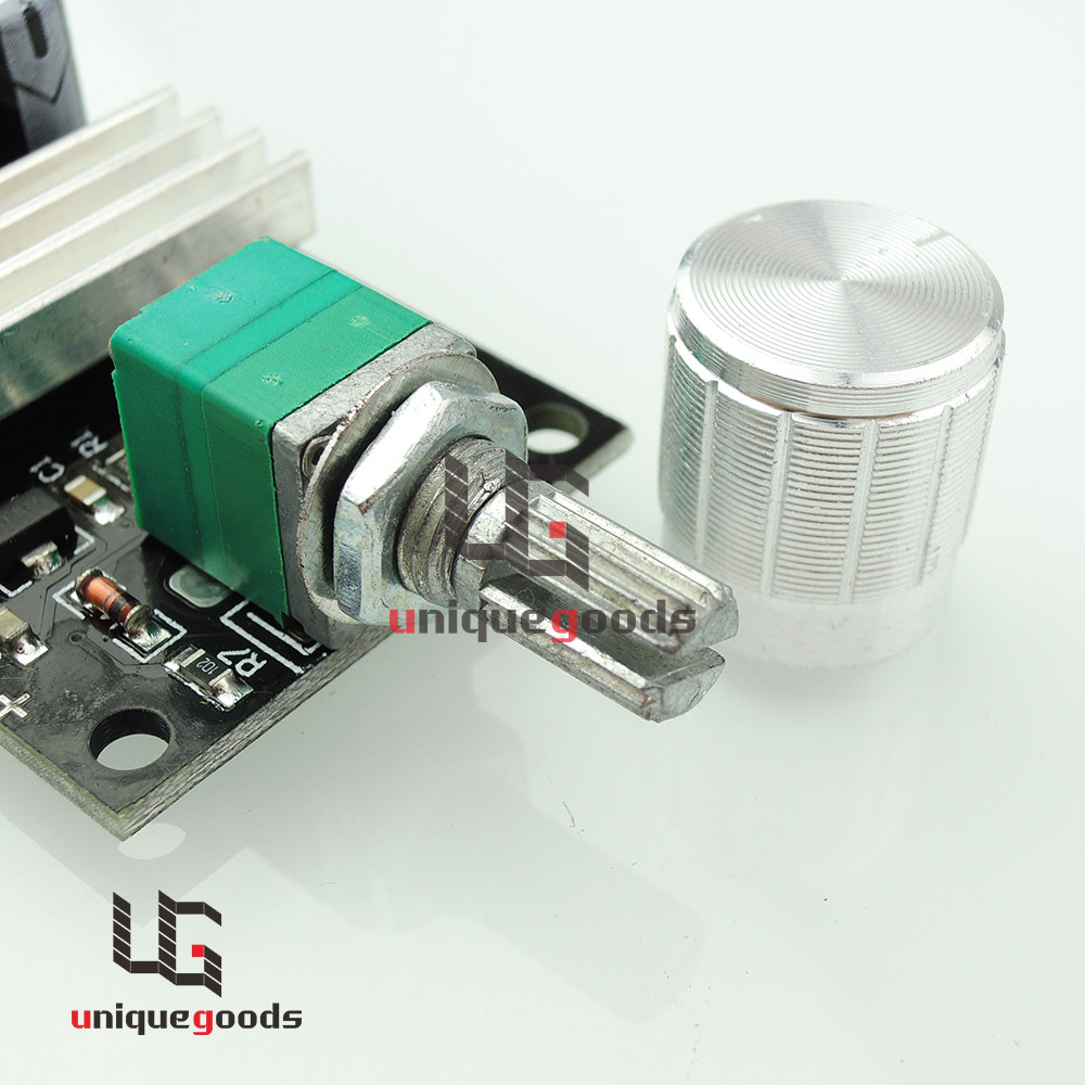 6V-24V Max 3A PWM DC Motor Speed Controller Variable Speed Regulator with Switch