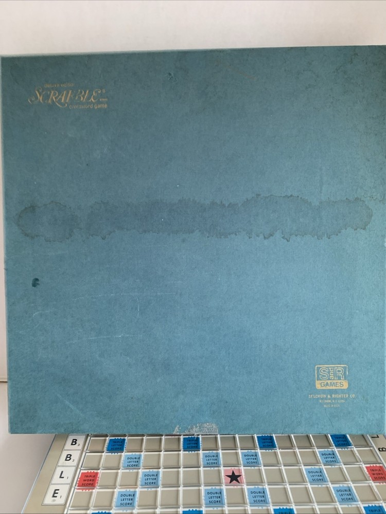 1977 Deluxe Edition SCRABBLE Game Complete Excellent Condition