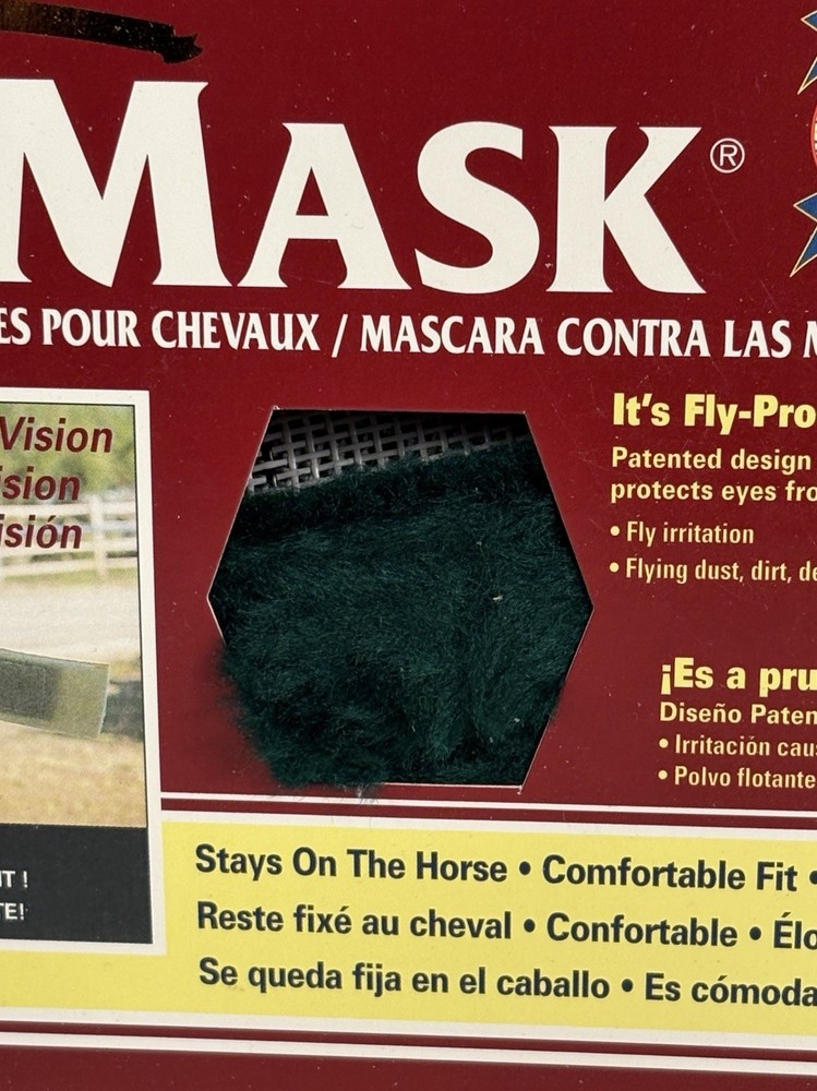 SUPERMASK FOAL / PONY FLY MASK WITHOUT EARS - Green