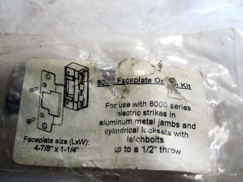 801A faceplate option kit for 8000 series