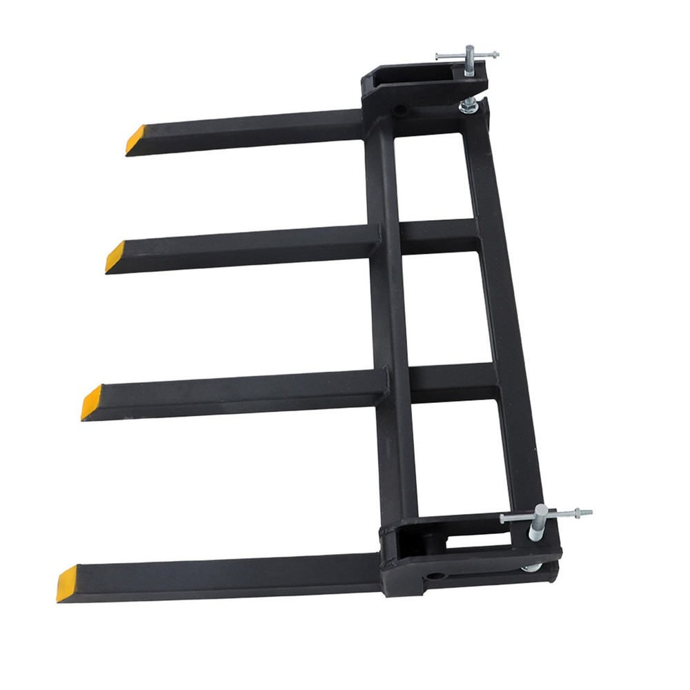 2500LBS Clamp-On Debris Fork, Quick Attach for Tractor Skid Steer