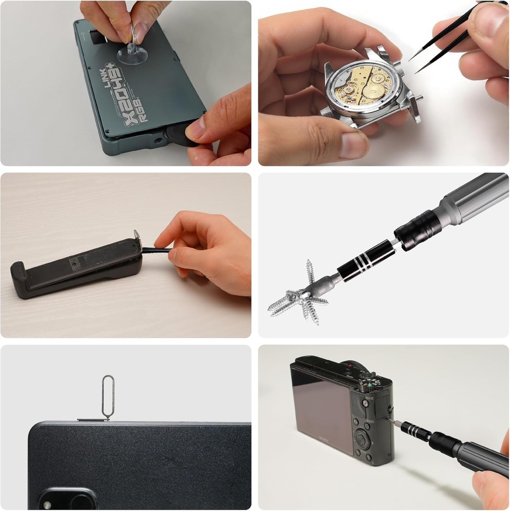 150 IN 1 Electronics Repair Kit Precision Screwdriver Set S2 Bits Tools Case