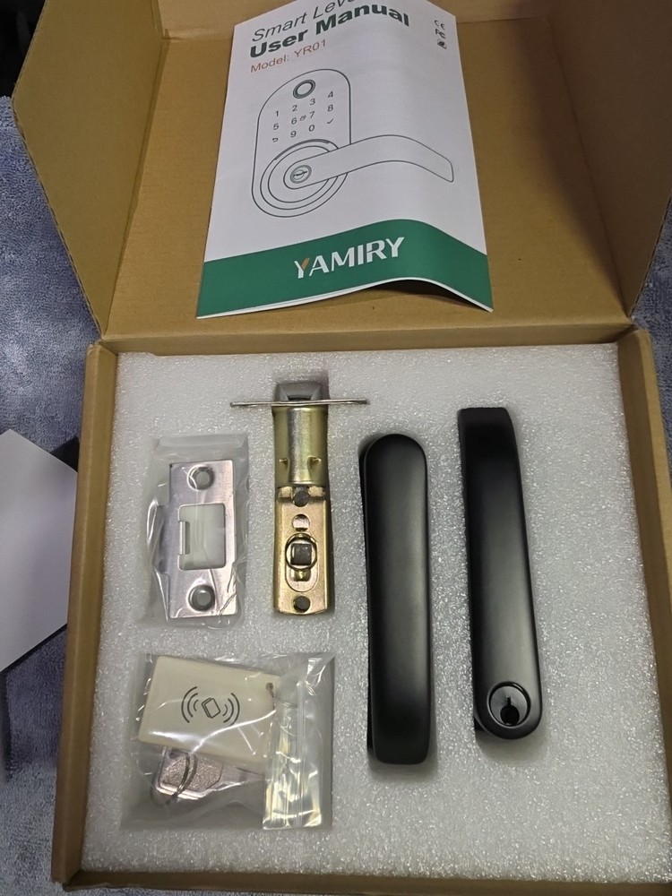 YAMIRY YR01 Combination Keypad Smart Lock Black Keyless Entry