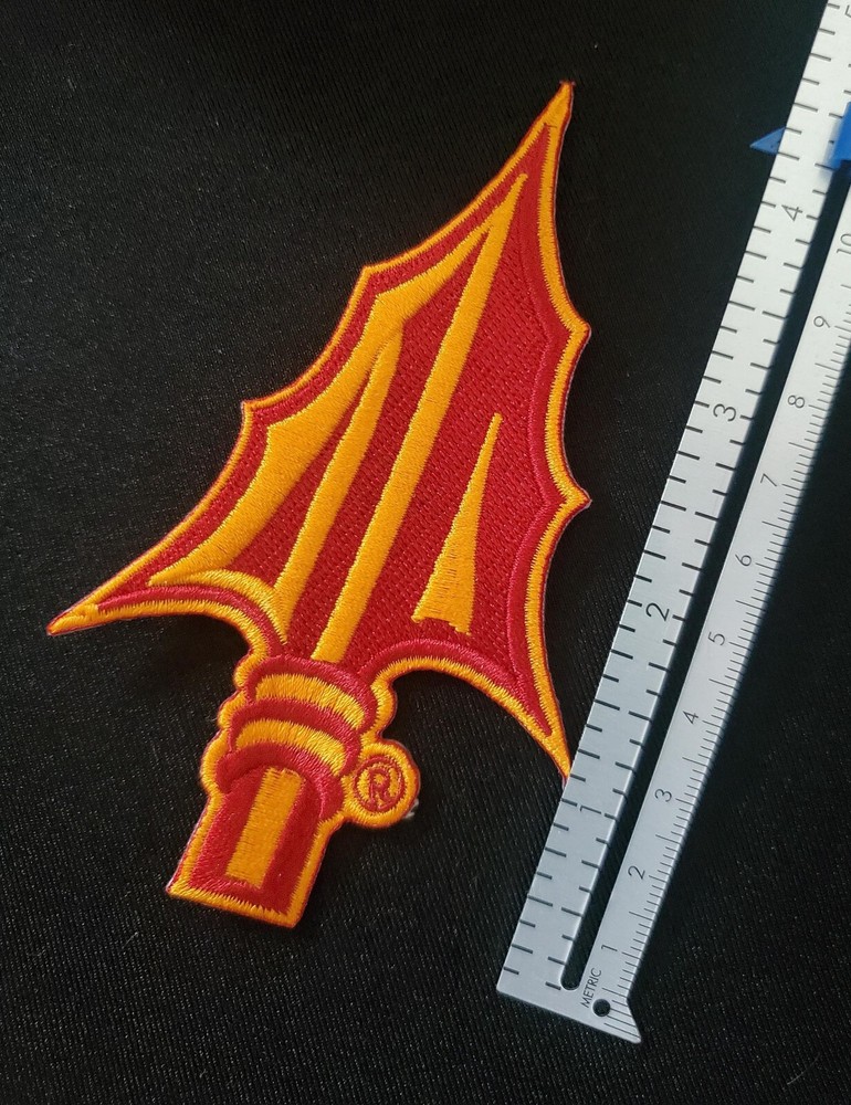 Fsu Spear Patch. Fully Embroidered. Iron On Backing. 4"x 2" Patch.