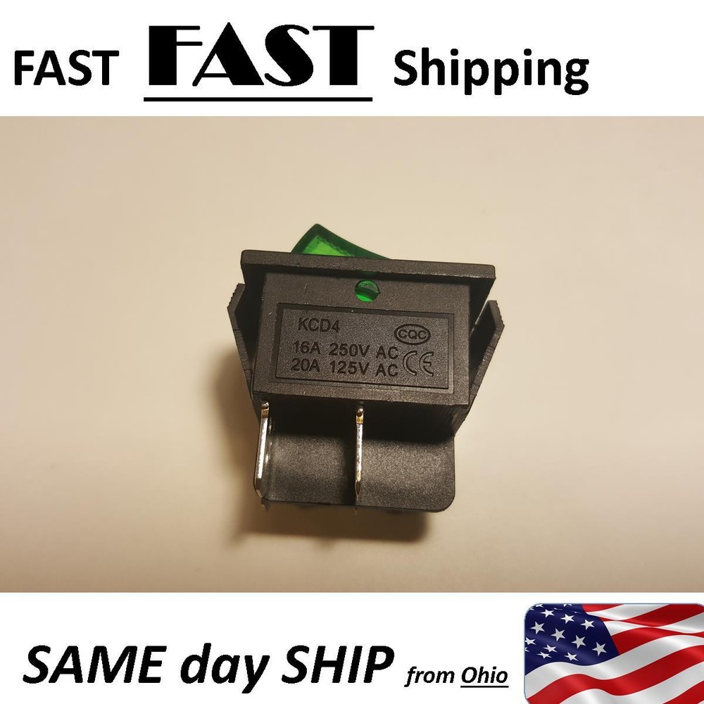 DPST Switch - 20A 110-125V AC MAX.